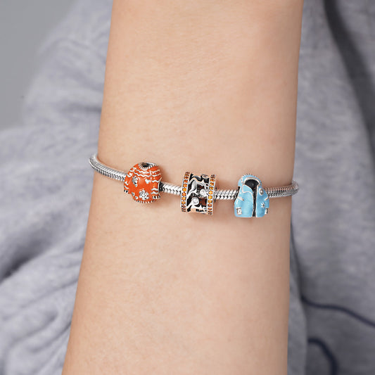 Christmas Sweater Charm Bead 925 Sterling Silver_3