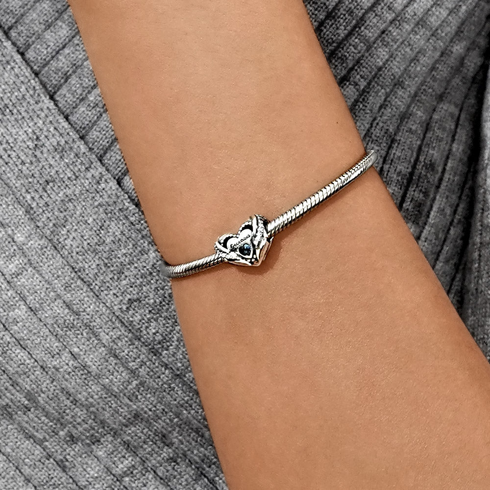 Gnoce Love Heart Birthstone Personalized Charm_5