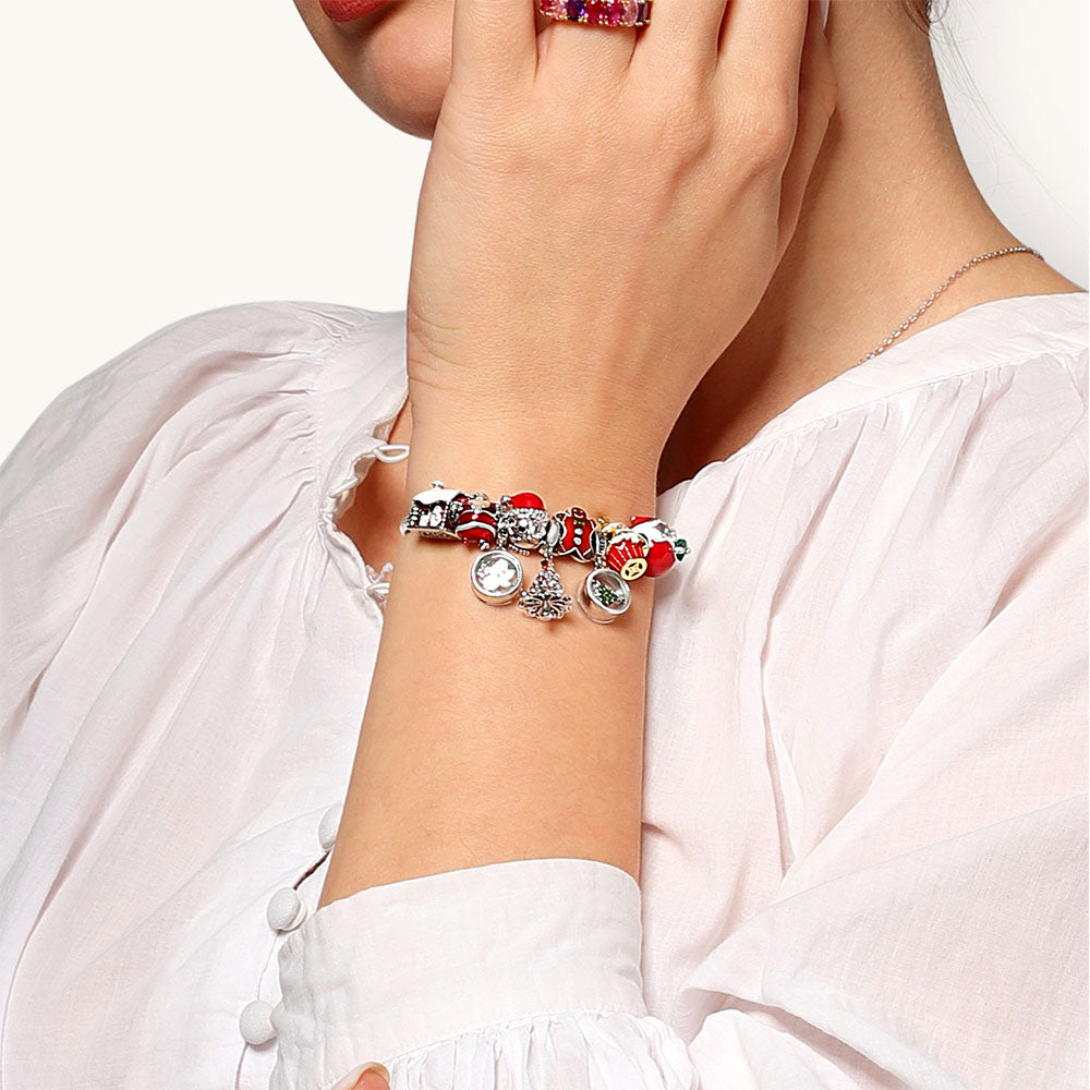 Gnoce Home Christmas Charm Platinum-plated Silver Blend_4