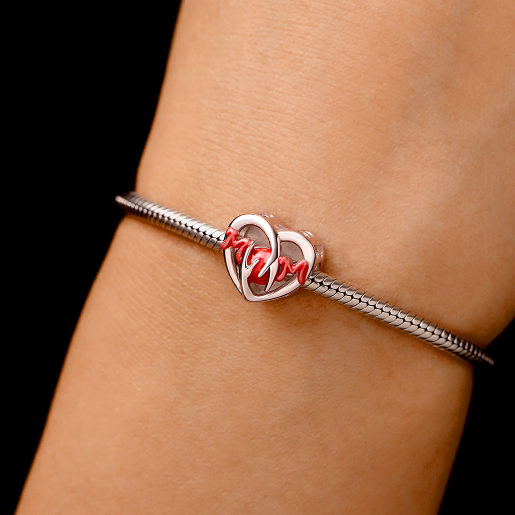 Gnoce Mother's Day Heart Glow-in-the-Dark Photo Charm_5