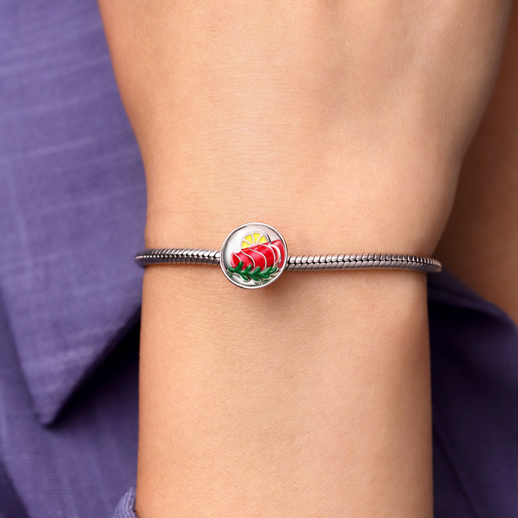 Gnoce Heated Color-changing Salmon Food Stopper Charm_5