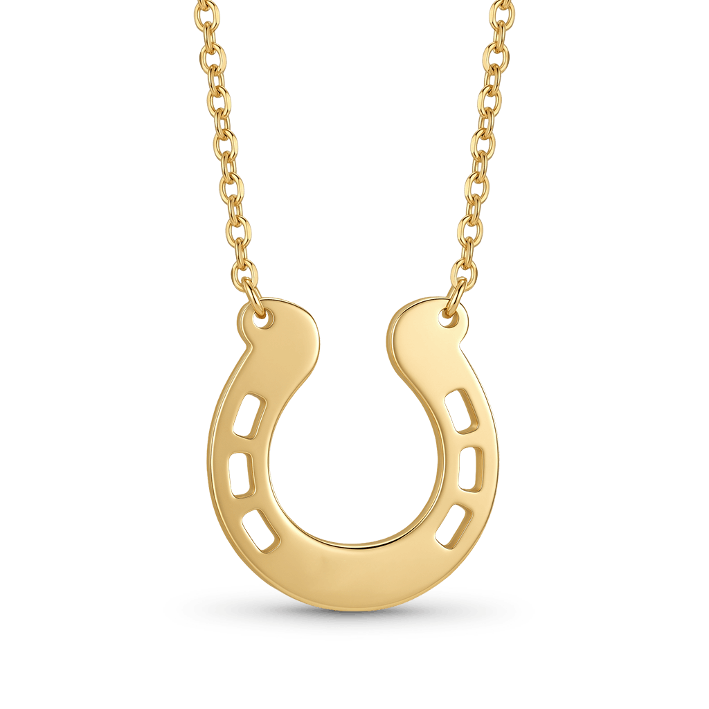 Gnoce Personalized Engravable Horseshoe Necklace_10