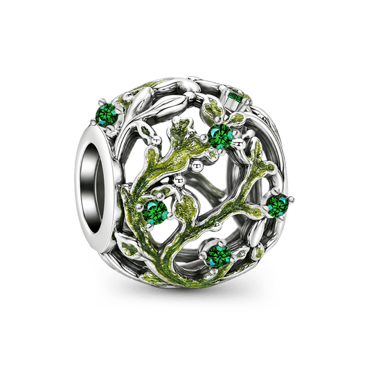 Gnoce The Unseen Moss Bead Platinum-plated Silver Blend_6