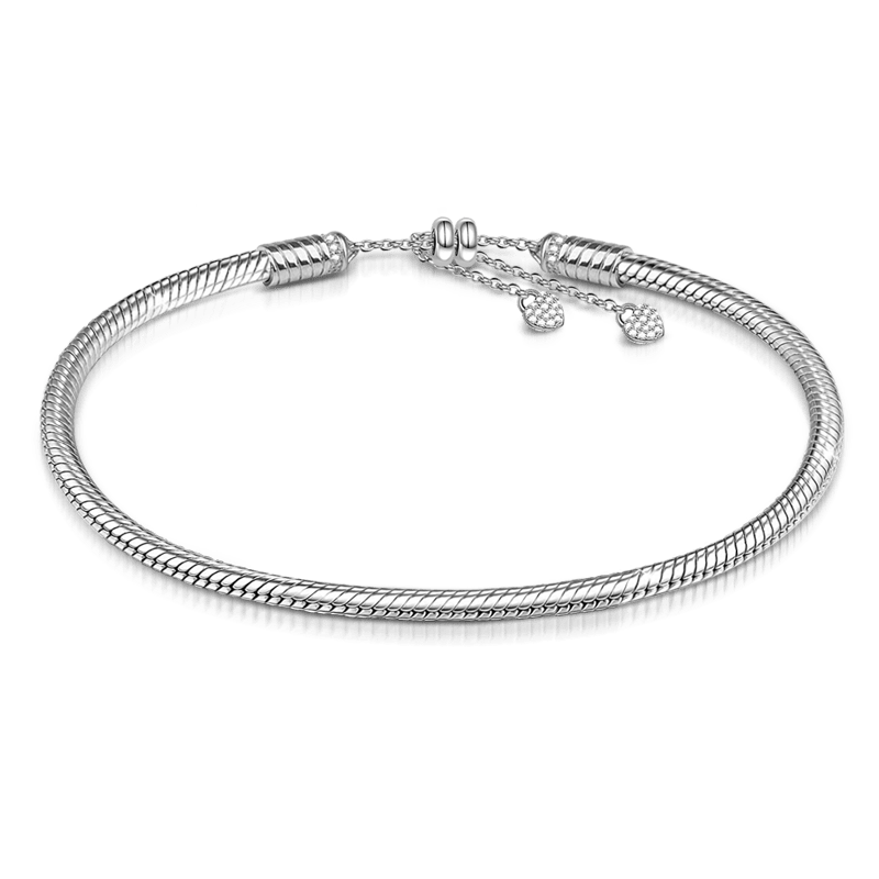 Gnoce "Two Hearts One Fate" Adjustable Double Rubber Band Bracelet_1