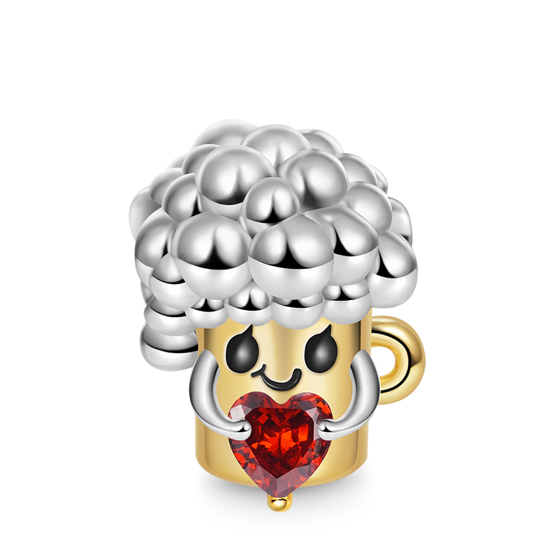 Gnoce Beer Bubbles Embraces Heart Gem Charm_1