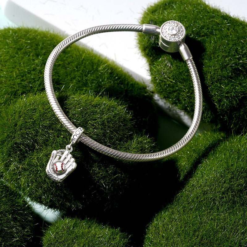 Gnoce Baseball Glove Pendant Dangle Charm_3