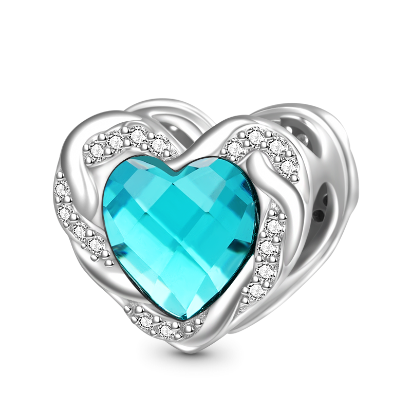 Gnoce Heart-shaped Birthstone Charm_1