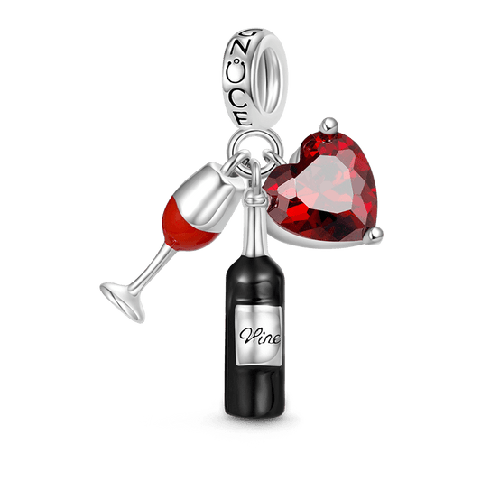 Gnoce Wine Cup Love Triple Pendant Dangle Charm_1