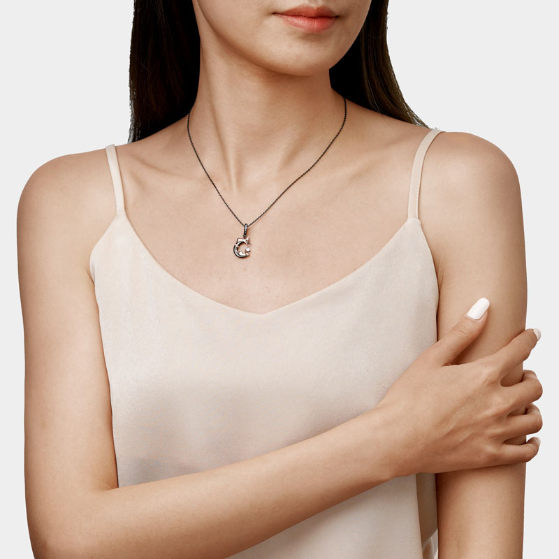 Gnoce Moon&Cats Pendant Dangle Charm_5