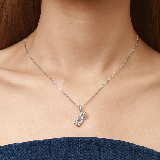 Gnoce Mini Champagne Bottle Pendant Dangle Charm_6