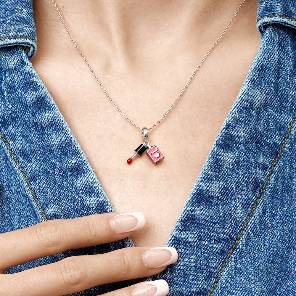 Gnoce Nail Polish Double Pendant Dangle Charm_7