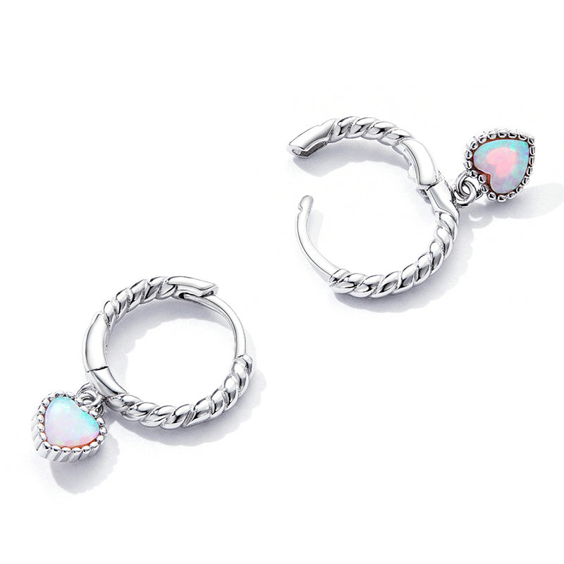 Gnoce Colorful Aussie Gem Heart Earrings_4