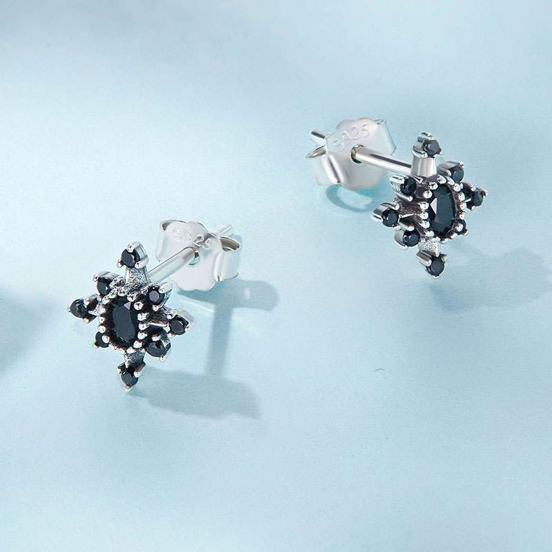 Gnoce Black Star earrings_2