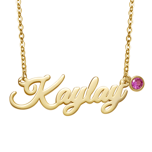 Amarley Personalized Name Necklace with Birthstone_1