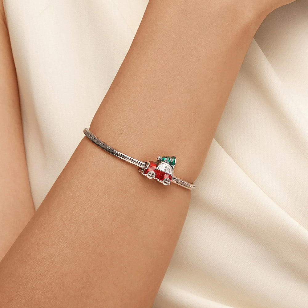 Gnoce Festive Car & Christmas Tree Charm_2