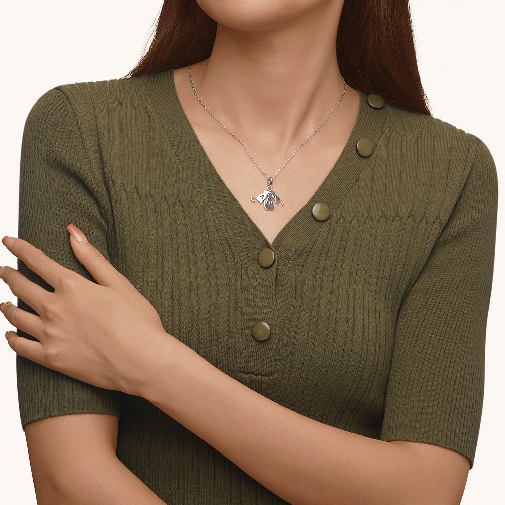 Gnoce Multi-pet Letters Personalized Cat Pendant Dangle Charm_4