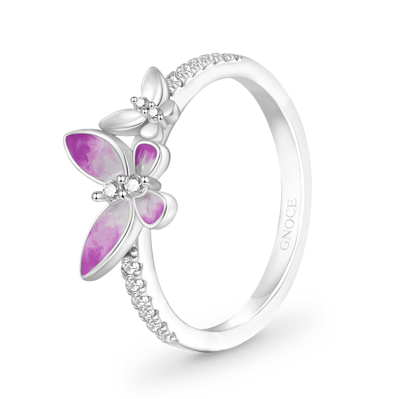 Gnoce Flying Wings Butterfly Fashion Ring_2