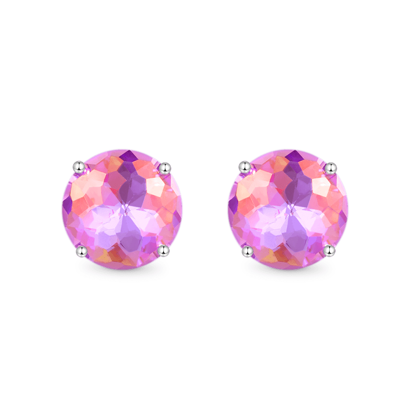 Gnoce Colorful Round Stud Earrings_3