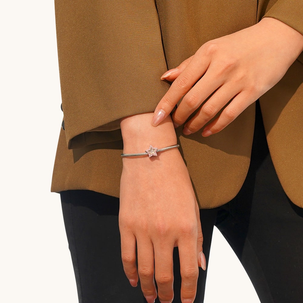 Gnoce Pink Star Color-changing Charm_5