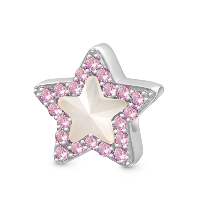 Gnoce Pink Star Color-changing Charm_2