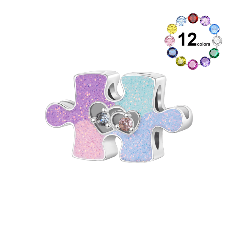 Gnoce Birthstone Puzzle Love Charm_1