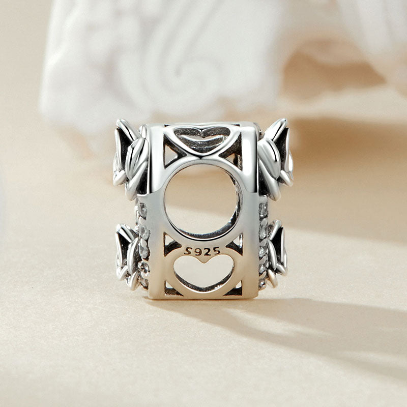 Gnoce Love Heart Rose Charm_2