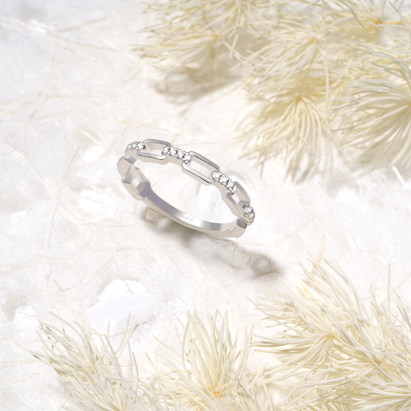 Gnoce Silver Open Link Ring_3
