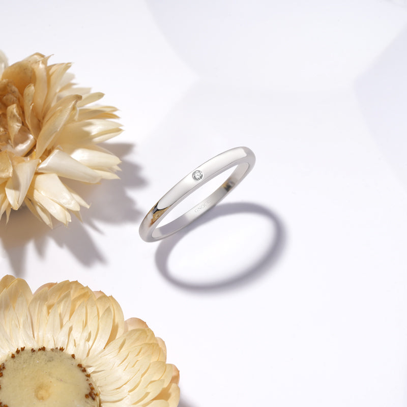 Gnoce Single Band Birthstone Ring_3