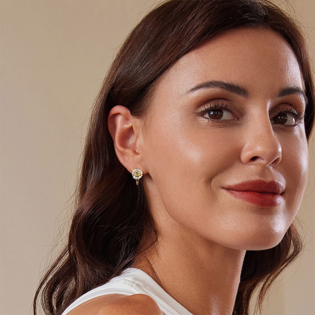 Gnoce Sunflower Stud Earrings_4