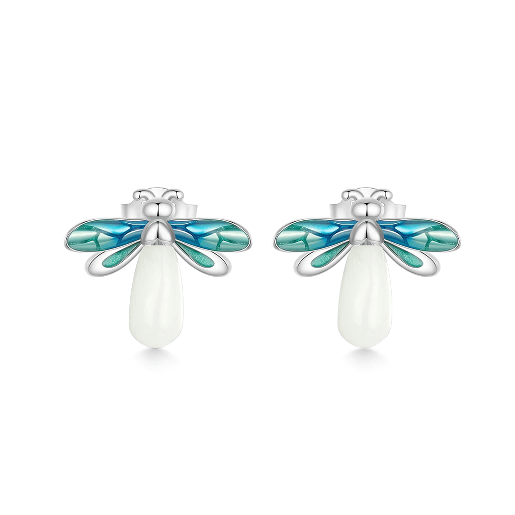 Gnoce Glow in the Dark Firefly Stud Earrings_2