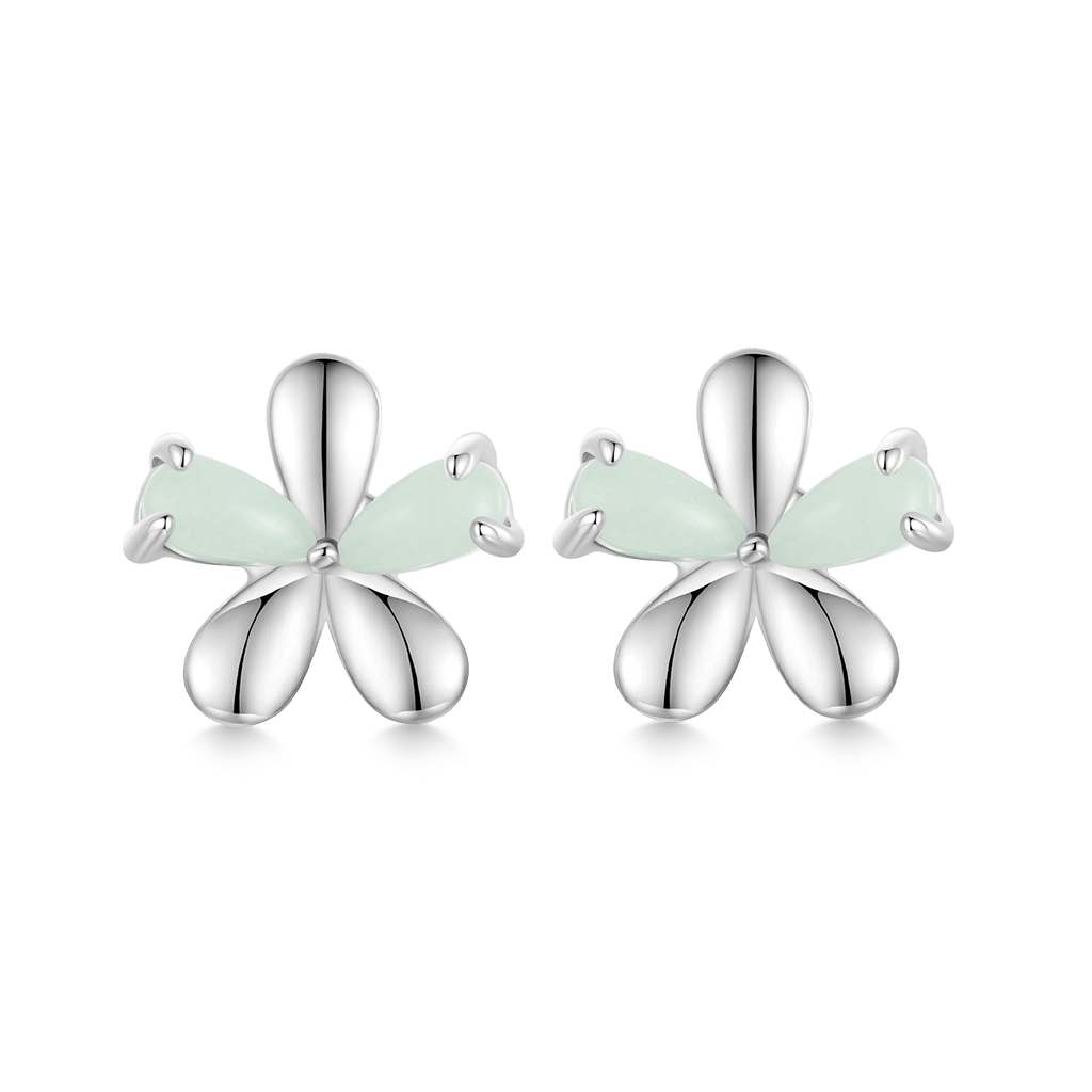 Gnoce Glow in the Dark Flower Stud Earrings_2