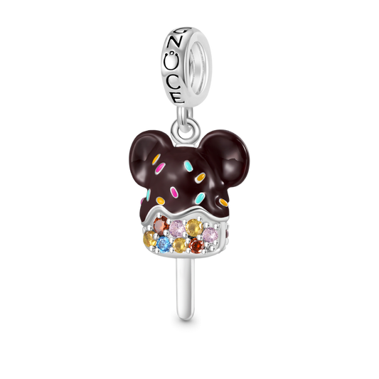 Gnoce Chocolate Ice Cream Pendant Dangle Charm_1