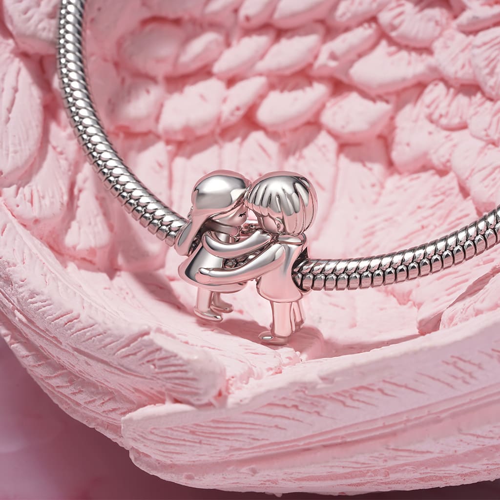 Gnoce Girl Charm Platinum-plated Silver Blend_4