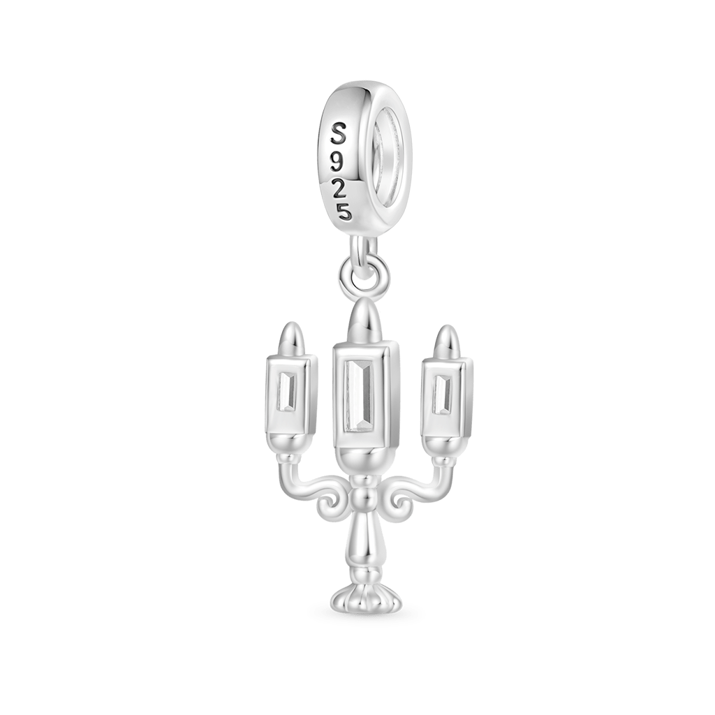 Gnoce Burning Candelabra Pendant Dangle Charm_2