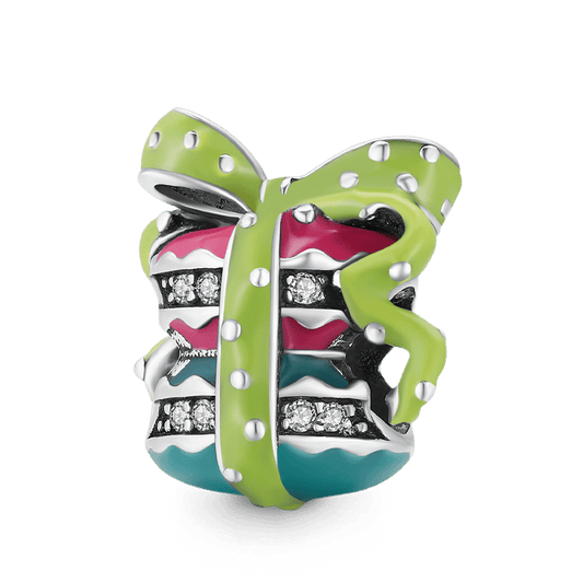 Delicious Gift Macaron Charm Bead 925 Sterling Silver with Colorful Enamels & CZ stones_1