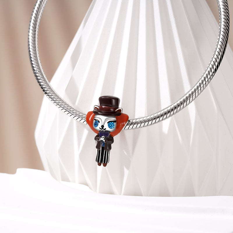 Gnoce Mr.Crazy Hat Fox Charm_3