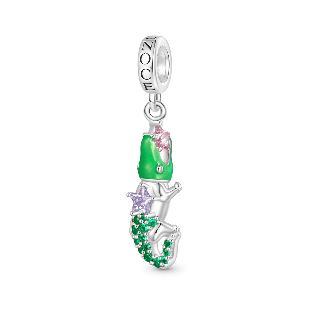 Gnoce Sparkling Crocodile Pendant Dangle Charm_1