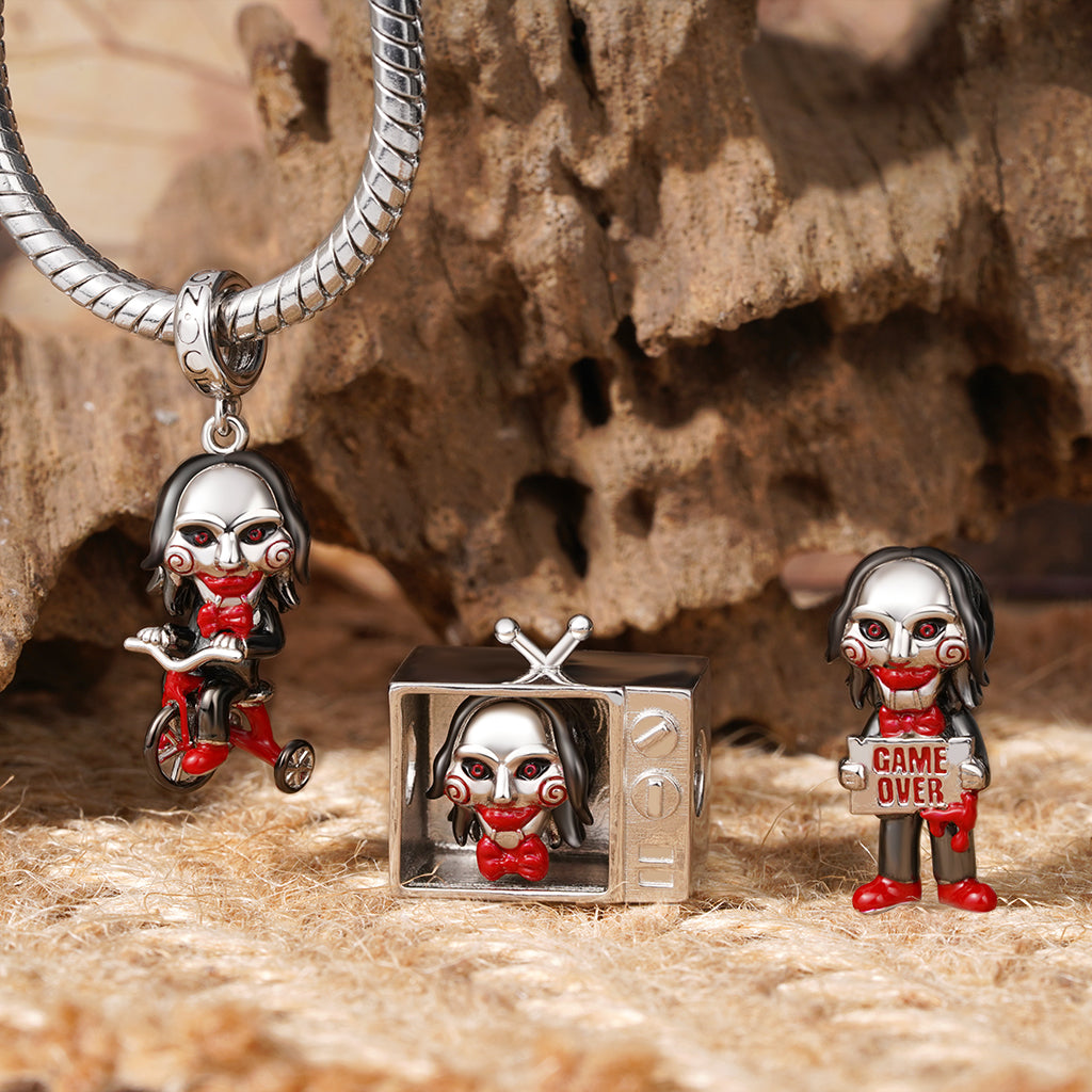 Gnoce 'GAME OVER' SAW Billy Charm_3