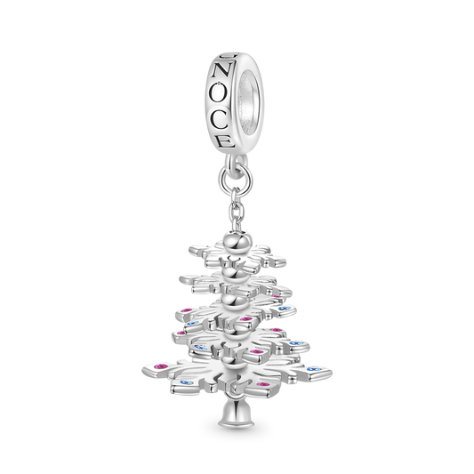 Gnoce Christmas Snowflake Tree Pendant Dangle Charm_1