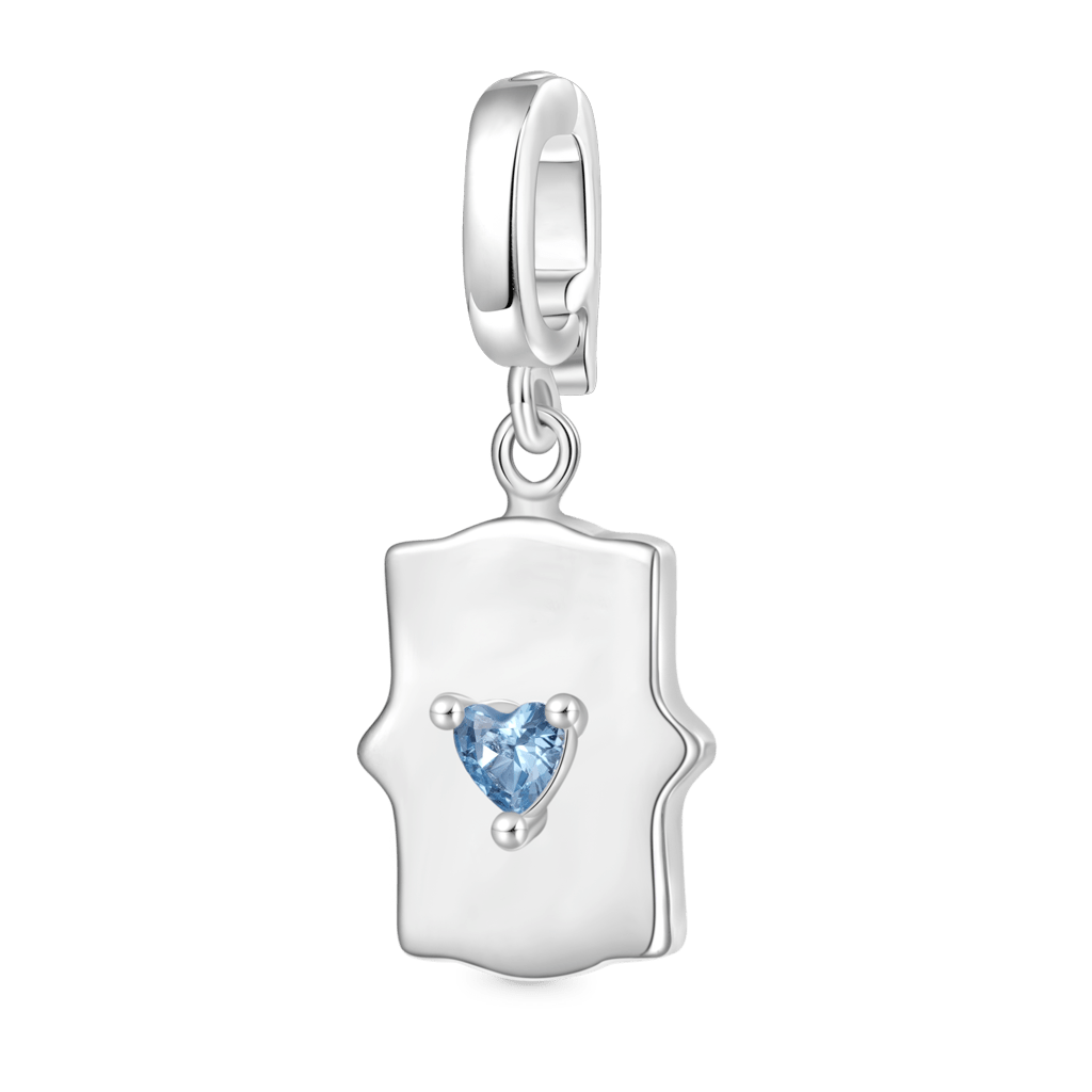Gnoce Zodiac Sign Heart Clasp Clusters Charm_1