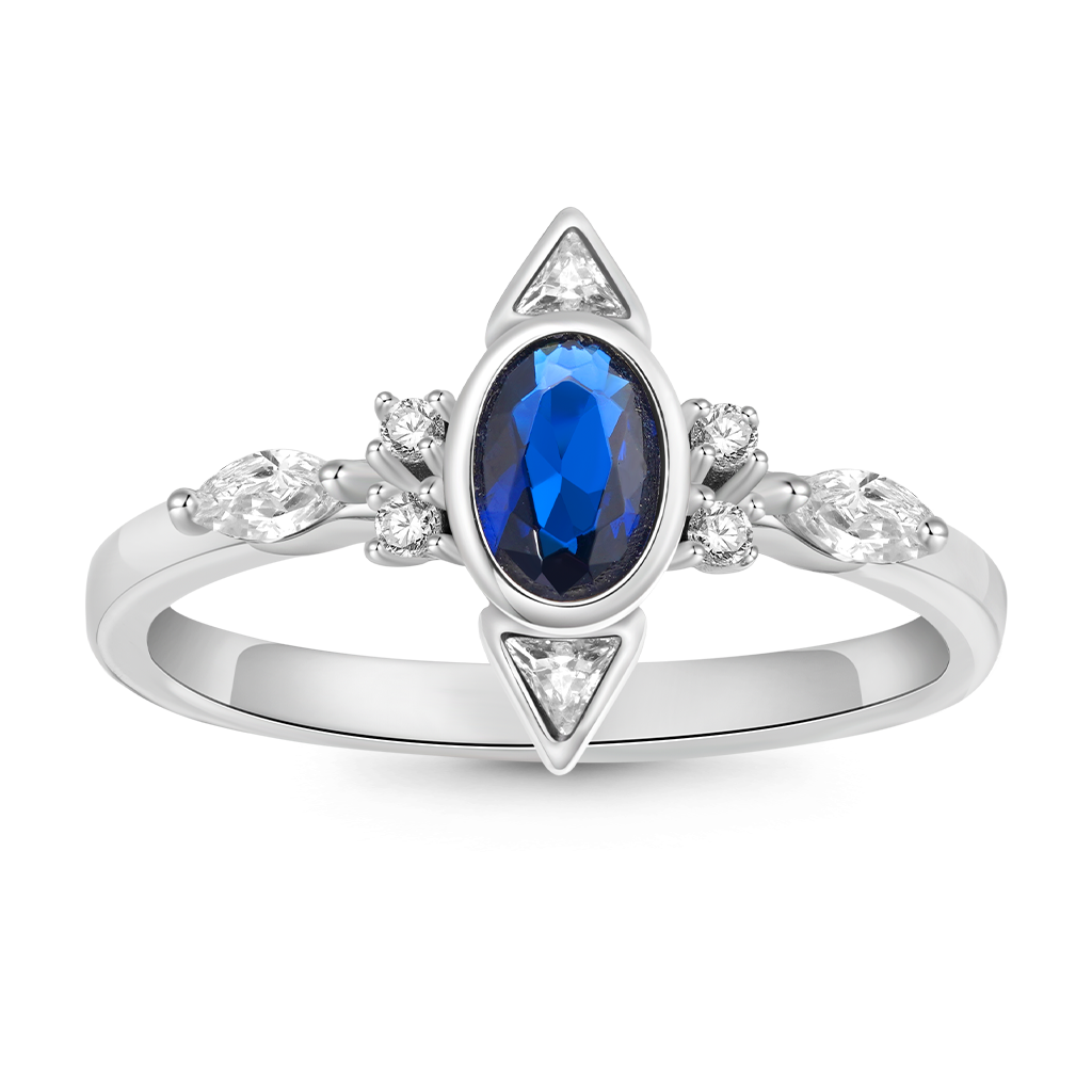 Gnoce Vintage Blue Spinel Ring_1
