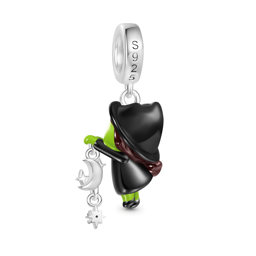 Gnoce Wicked Green Skin Witch Elphaba Pendant Dangle Charm_2