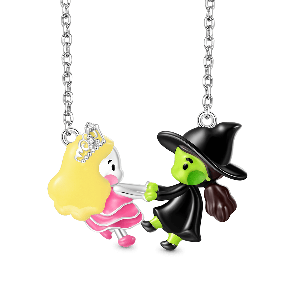 Gnoce Wicked Elphaba & Glinda Friendship Necklace_1