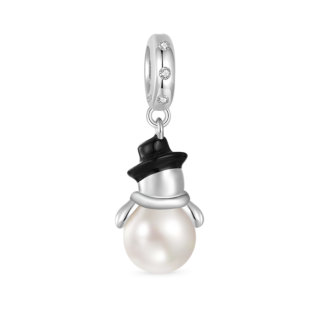 Gnoce Christmas Mr.Snowman Pendant Dangle Charm_2