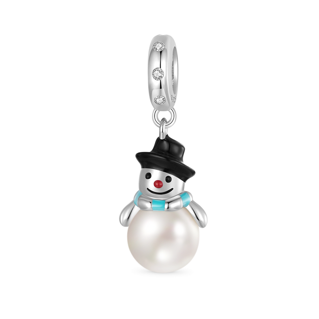 Gnoce Christmas Mr.Snowman Pendant Dangle Charm_1