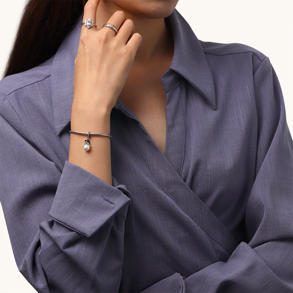 Gnoce Christmas Mr.Snowman Pendant Dangle Charm_4