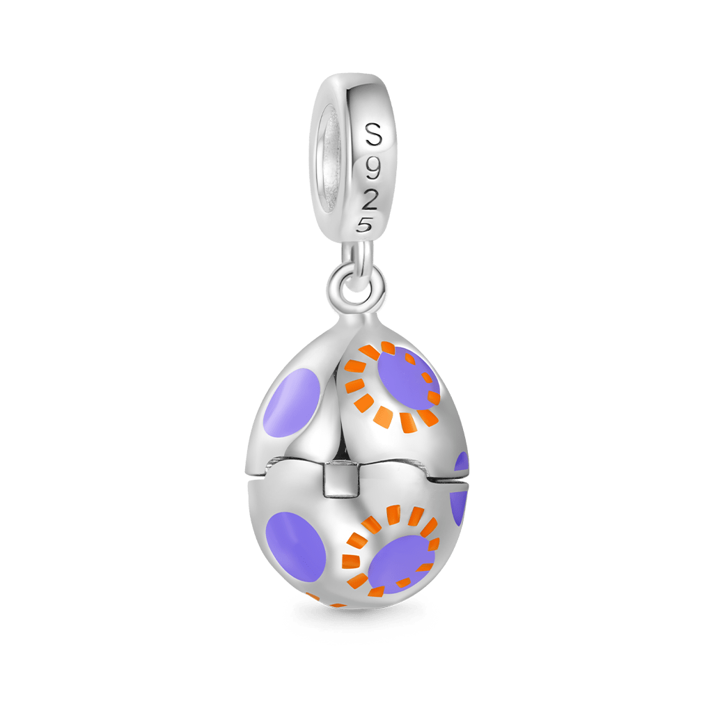Gnoce Openable Easter Egg-Pocket Black Cat Pendant Dangle Charm_3