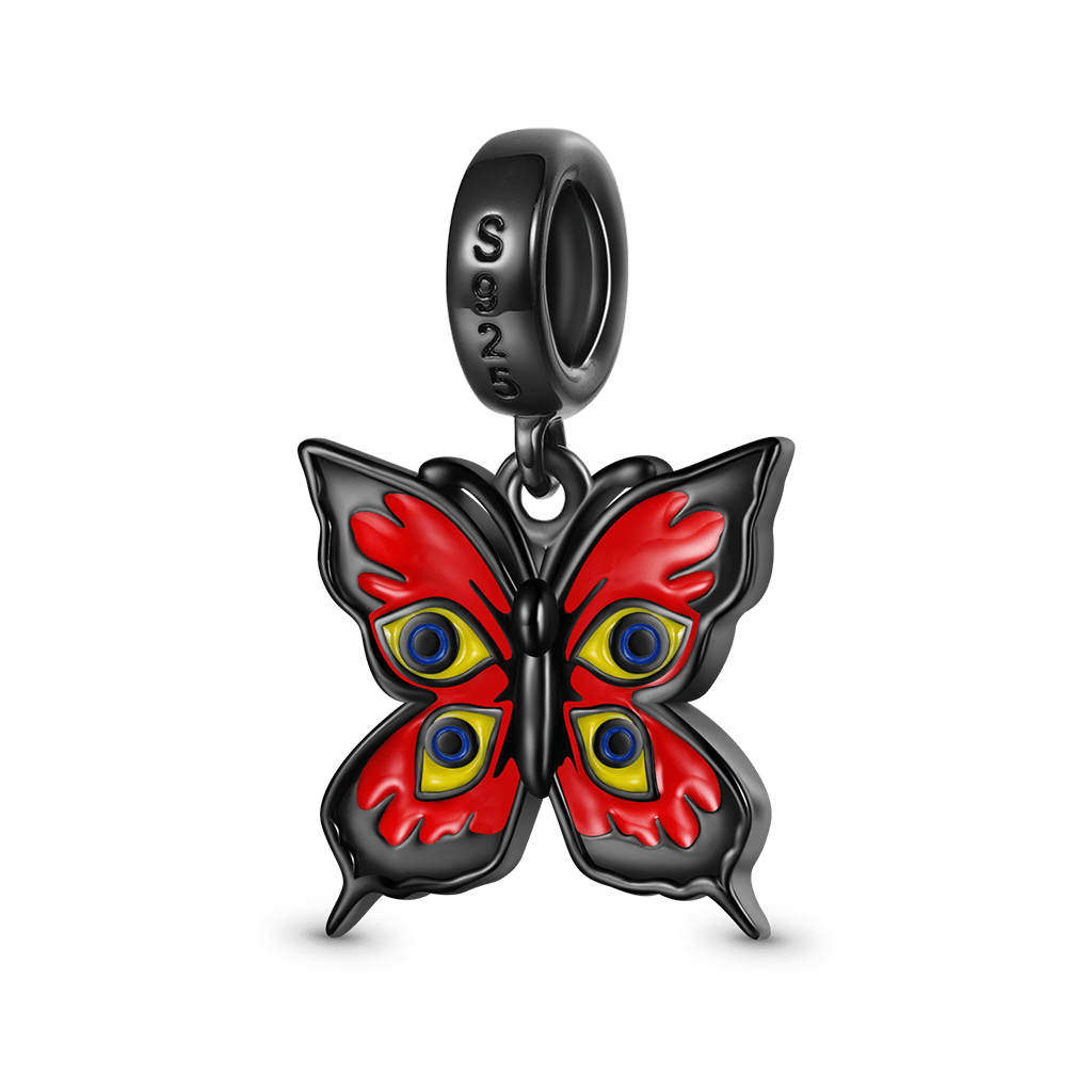 Red Walpurga Butterfly Pendant_2