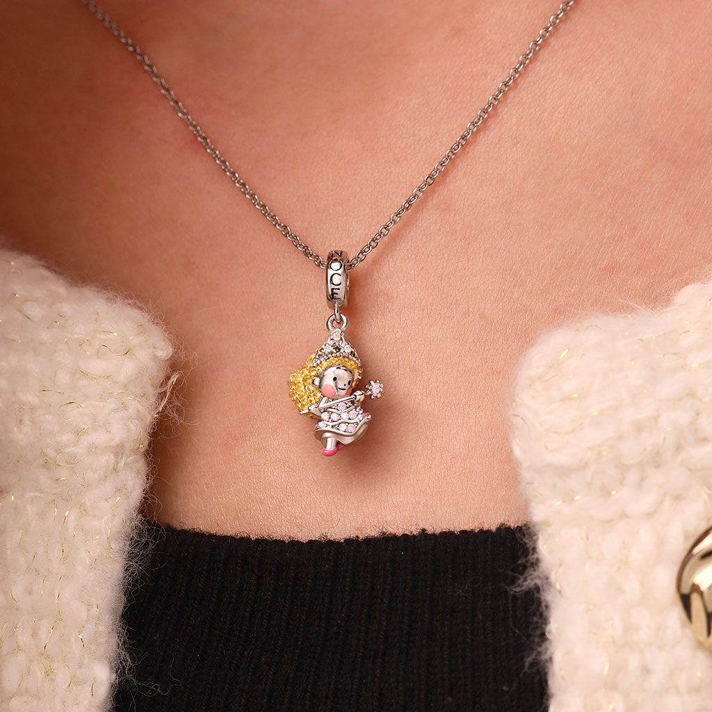 Gnoce Wicked Glinda Pave Diamond Pendant Dangle Charm_5