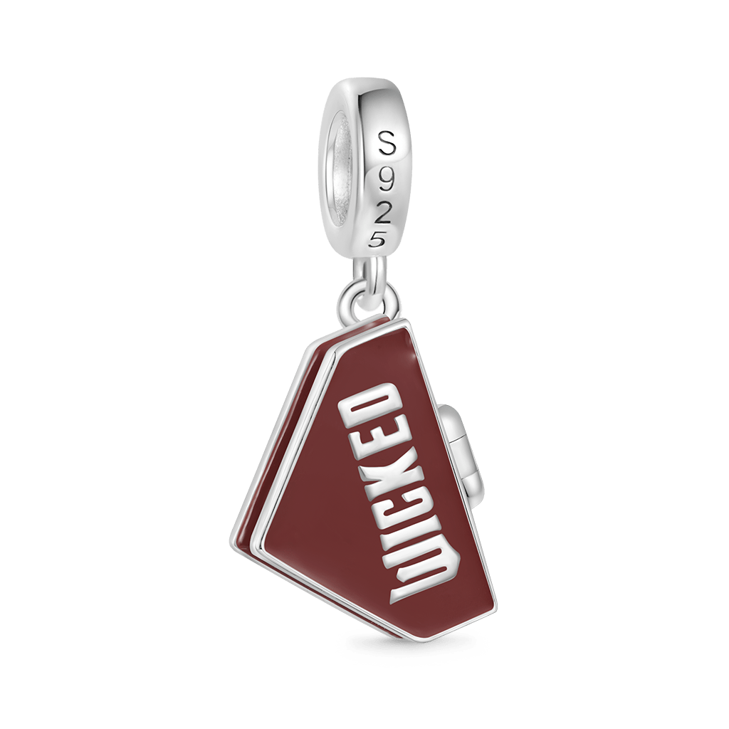 Gnoce Wicked Elphaba Grimmerie Spell Book Pendant Dangle Charm    _2